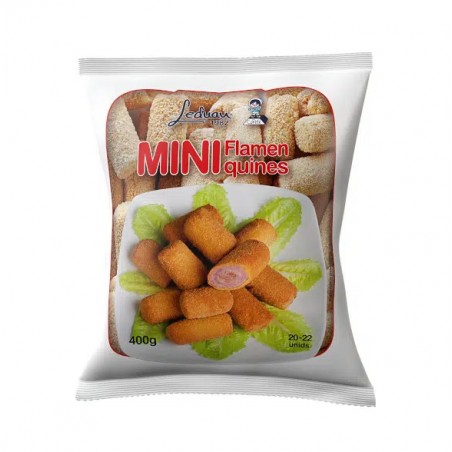 27 MINI FLAMENQUINES QUESO 400GR