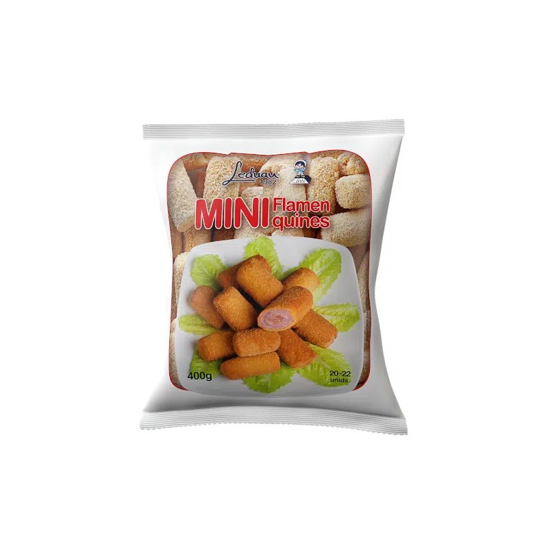 27 MINI FLAMENQUINES QUESO 400GR