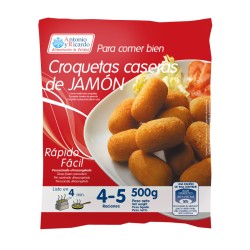 36 CROQUETA CASERA JAMON 500GR