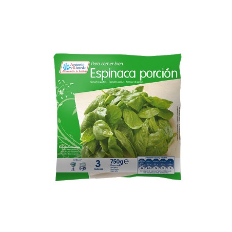 49 ESPINACAS PORCION 750G